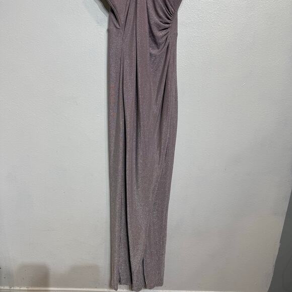 Aqua Lavender Keyhole Halter Maxi Dress Sz M NWT - Picture 4 of 13